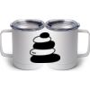 10 oz. White Stainless Steel Coffee Mug Thumbnail