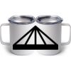 10 oz. White Stainless Steel Coffee Mug Thumbnail