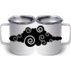 10 oz. White Stainless Steel Coffee Mug Thumbnail