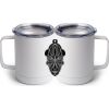 10 oz. White Stainless Steel Coffee Mug Thumbnail