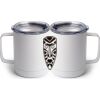 10 oz. White Stainless Steel Coffee Mug Thumbnail