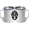 10 oz. White Stainless Steel Coffee Mug Thumbnail