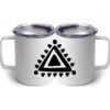 10 oz. White Stainless Steel Coffee Mug Thumbnail