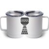 10 oz. White Stainless Steel Coffee Mug Thumbnail