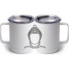 10 oz. White Stainless Steel Coffee Mug Thumbnail