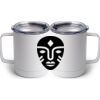 10 oz. White Stainless Steel Coffee Mug Thumbnail