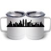 10 oz. White Stainless Steel Coffee Mug Thumbnail
