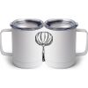 10 oz. White Stainless Steel Coffee Mug Thumbnail
