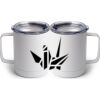 10 oz. White Stainless Steel Coffee Mug Thumbnail