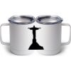 10 oz. White Stainless Steel Coffee Mug Thumbnail