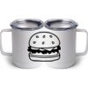 10 oz. White Stainless Steel Coffee Mug Thumbnail