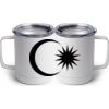10 oz. White Stainless Steel Coffee Mug Thumbnail