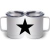 10 oz. White Stainless Steel Coffee Mug Thumbnail