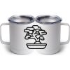 10 oz. White Stainless Steel Coffee Mug Thumbnail