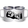 10 oz. White Stainless Steel Coffee Mug Thumbnail