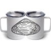 10 oz. White Stainless Steel Coffee Mug Thumbnail