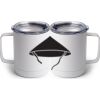 10 oz. White Stainless Steel Coffee Mug Thumbnail
