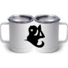 10 oz. White Stainless Steel Coffee Mug Thumbnail