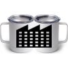10 oz. White Stainless Steel Coffee Mug Thumbnail