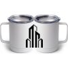 10 oz. White Stainless Steel Coffee Mug Thumbnail
