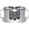 10 oz. White Stainless Steel Coffee Mug Thumbnail