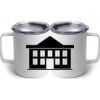 10 oz. White Stainless Steel Coffee Mug Thumbnail