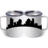 10 oz. White Stainless Steel Coffee Mug Thumbnail