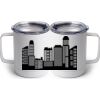 10 oz. White Stainless Steel Coffee Mug Thumbnail