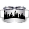 10 oz. White Stainless Steel Coffee Mug Thumbnail