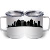 10 oz. White Stainless Steel Coffee Mug Thumbnail