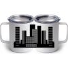 10 oz. White Stainless Steel Coffee Mug Thumbnail