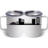 10 oz. White Stainless Steel Coffee Mug Thumbnail