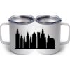 10 oz. White Stainless Steel Coffee Mug Thumbnail