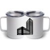 10 oz. White Stainless Steel Coffee Mug Thumbnail