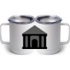 10 oz. White Stainless Steel Coffee Mug Thumbnail