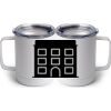 10 oz. White Stainless Steel Coffee Mug Thumbnail