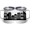 10 oz. White Stainless Steel Coffee Mug Thumbnail