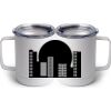 10 oz. White Stainless Steel Coffee Mug Thumbnail