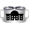 10 oz. White Stainless Steel Coffee Mug Thumbnail