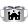 10 oz. White Stainless Steel Coffee Mug Thumbnail