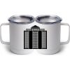 10 oz. White Stainless Steel Coffee Mug Thumbnail