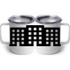10 oz. White Stainless Steel Coffee Mug Thumbnail