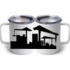 10 oz. White Stainless Steel Coffee Mug Thumbnail