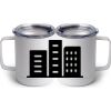 10 oz. White Stainless Steel Coffee Mug Thumbnail