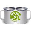 10 oz. White Stainless Steel Coffee Mug Thumbnail