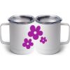 10 oz. White Stainless Steel Coffee Mug Thumbnail