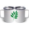10 oz. White Stainless Steel Coffee Mug Thumbnail