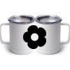 10 oz. White Stainless Steel Coffee Mug Thumbnail