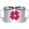 10 oz. White Stainless Steel Coffee Mug Thumbnail