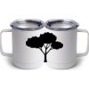 10 oz. White Stainless Steel Coffee Mug Thumbnail
